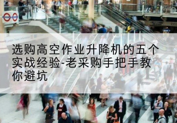 莲池高空作业升降机厂家-选购高空作业升降机的五个实战经验-老采购手把手教你避坑